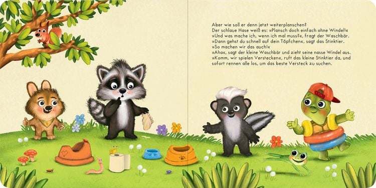 Produktbild: Der Baby Waschb&auml;r braucht keine Windel mehr