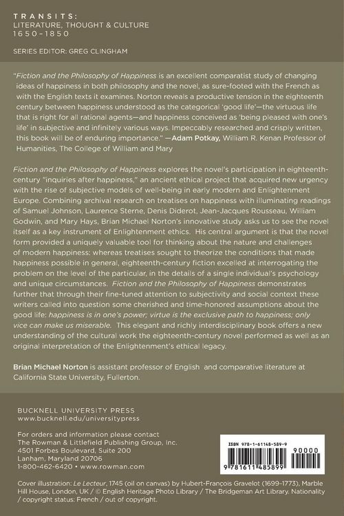 Produktbild: Fiction and the Philosophy of Happiness