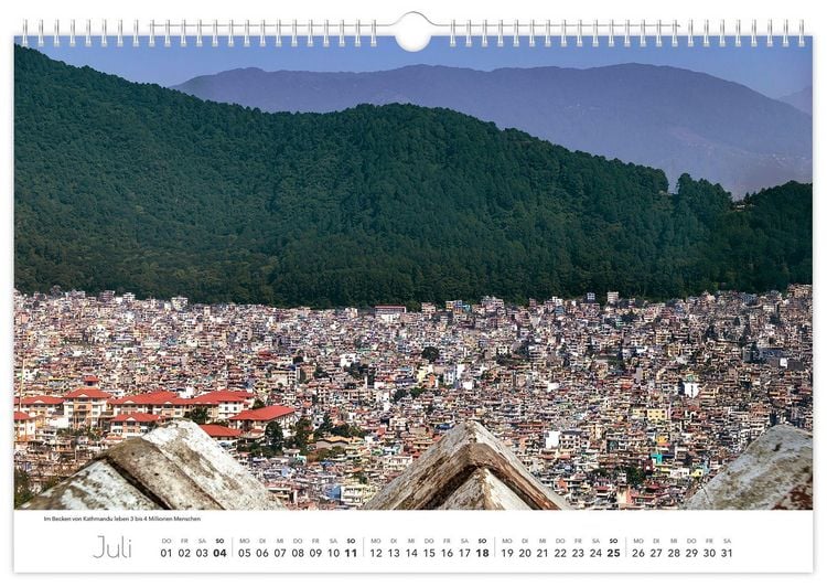 Produktbild: Kalender Reise durch Nepal 2027