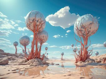 Produktbild: CALVENDO Puzzle Der Surrealismus trifft die W&uuml;ste | 2000 Teile Lege-Gr&ouml;&szlig;e 90x67cm Foto-Puzzle f&uuml;r gl&uuml;ckliche Stunden