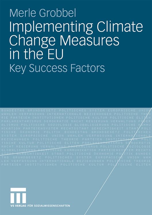 Produktbild: Implementing Climate Change Measures in the EU