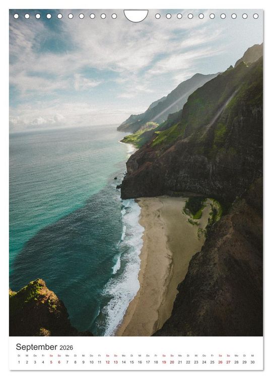 Produktbild: Hawaii - Das wundersch&ouml;ne Land im Pazifik. (Wandkalender 2026 DIN A4 hoch), CALVENDO Monatskalender