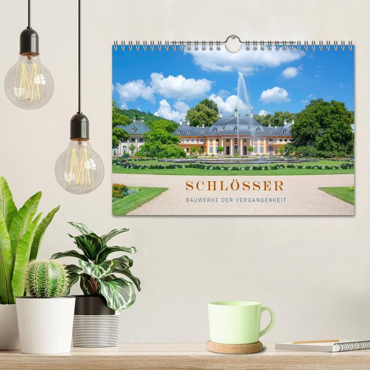 Produktbild: Schl&ouml;sser - Bauwerke der Vergangenheit (Wandkalender 2026 DIN A4 quer), CALVENDO Monatskalender