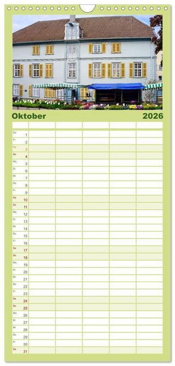 Produktbild: Familienplaner 2026 - Ein Blick auf Lippstadt mit 5 Spalten (Wandkalender, 21 x 45 cm) CALVENDO