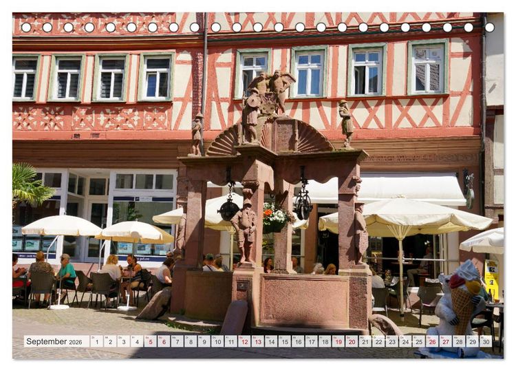Produktbild: Spaziergang in Wertheim (Tischkalender 2026 DIN A5 quer), CALVENDO Monatskalender