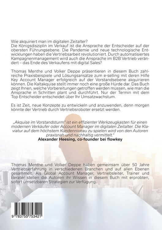 Produktbild: Akquise im Vorstandsturm
