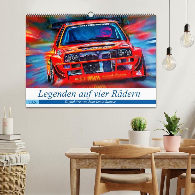 Produktbild: Legenden auf vier R&auml;dern (Wandkalender 2026 DIN A2 quer), CALVENDO Monatskalender