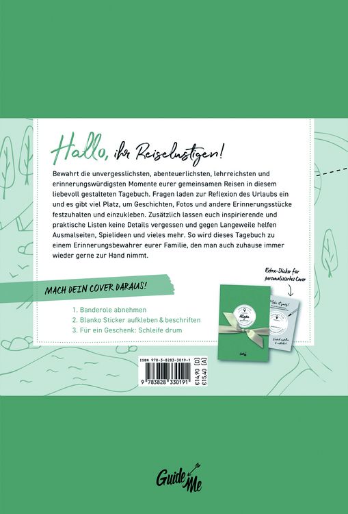 Produktbild: GuideMe Reisetagebuch Travel Memories &bdquo;F&uuml;r Familien&ldquo;
