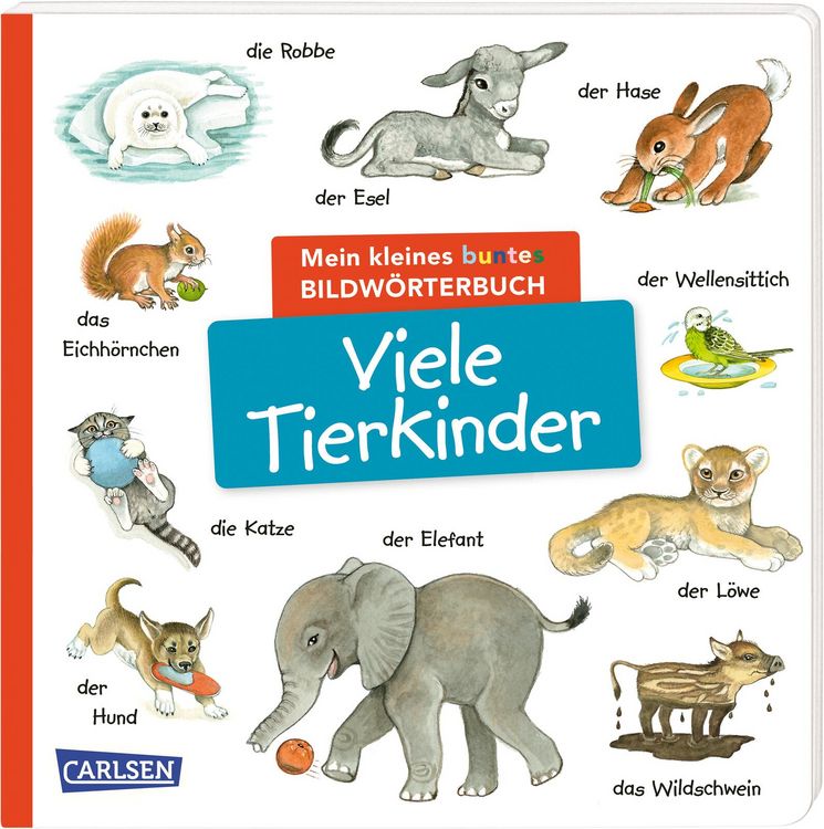 Produktbild: Mein kleines buntes Bildw&ouml;rterbuch: Viele Tierkinder