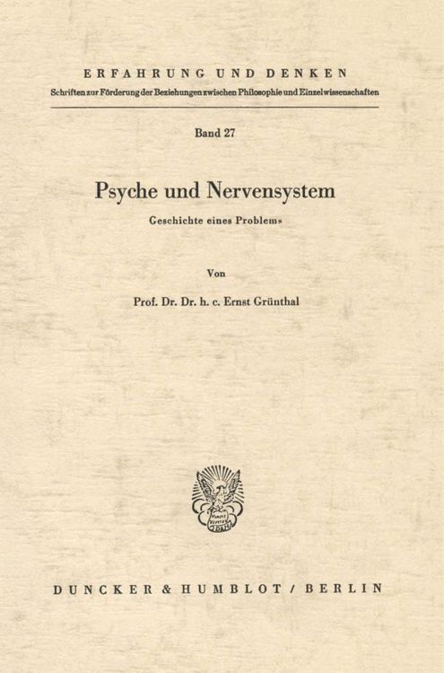 Produktbild: Psyche und Nervensystem.