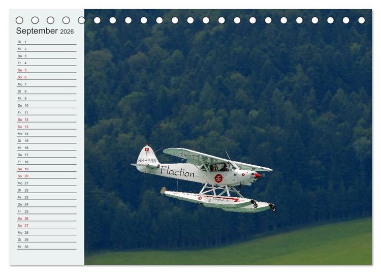 Produktbild: Faszination Wasserflugzeuge (Tischkalender 2026 DIN A5 quer), CALVENDO Monatskalender