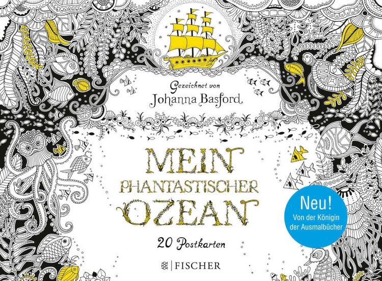 Produktbild: Phantastischer Ozean - Postkartenbuch