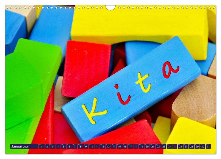 Produktbild: Traumberuf - Erzieher:innen in der Kinderkrippe (Wandkalender 2026 DIN A3 quer), CALVENDO Monatskalender