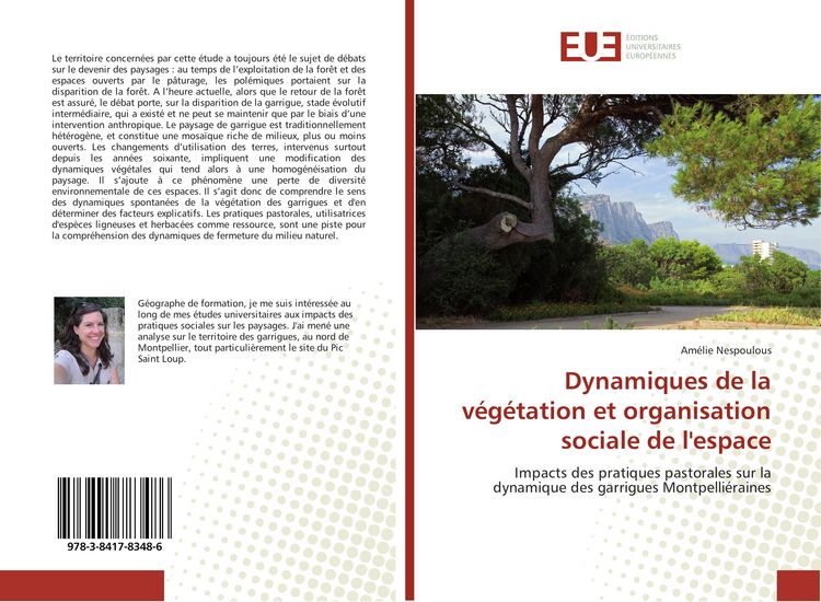 Produktbild: Dynamiques de la v&eacute;g&eacute;tation et organisation sociale de l'espace