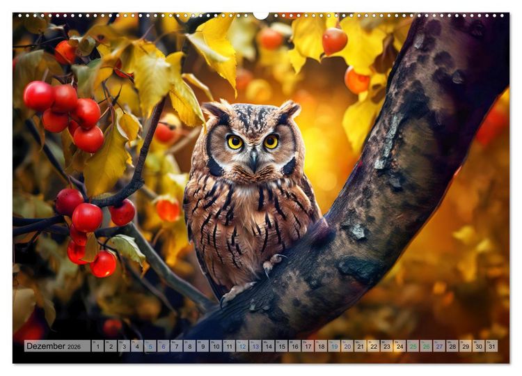 Produktbild: Wilde Nachbarn - Tierisches Treiben im Gartenparadies! (Wandkalender 2026 DIN A2 quer), CALVENDO Monatskalender