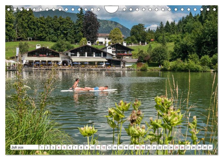 Produktbild: Rund um den Riessersee (Wandkalender 2026 DIN A4 quer), CALVENDO Monatskalender