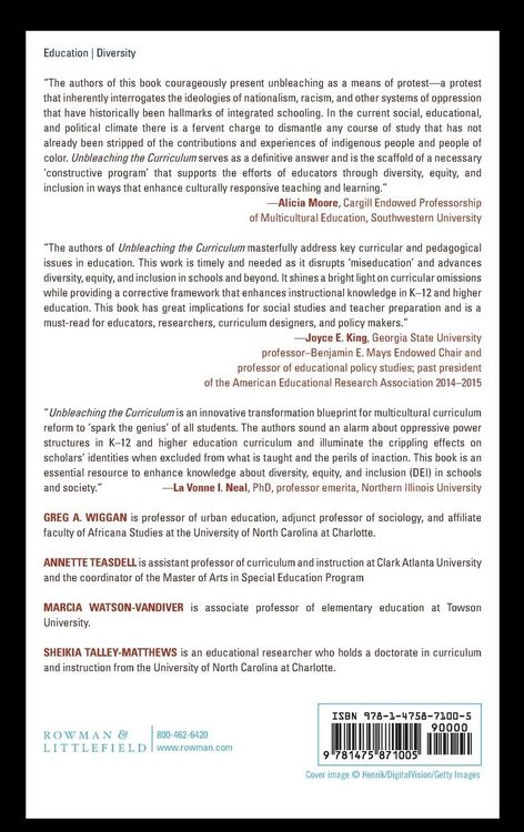 Produktbild: Unbleaching the Curriculum
