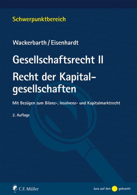Produktbild: Gesellschaftsrecht II. Recht der Kapitalgesellschaften
