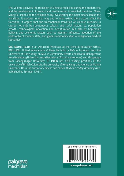Produktbild: Chinese Medicine and Transnational Transition during the Modern Era