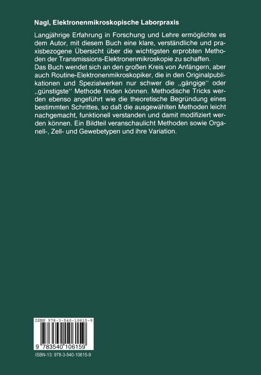 Produktbild: Elektronenmikroskopische Laborpraxis