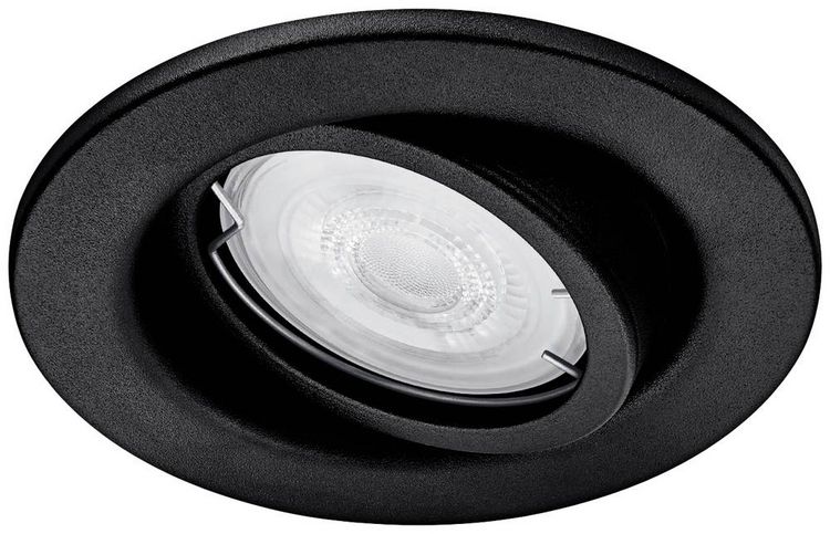Produktbild: Philips LED 8720169266858 Fresco LED-Einbauleuchte GU10 4.6W Schwarz