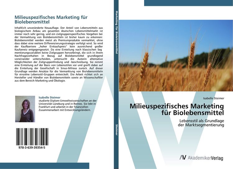 Produktbild: Milieuspezifisches Marketing f&uuml;r Biolebensmittel