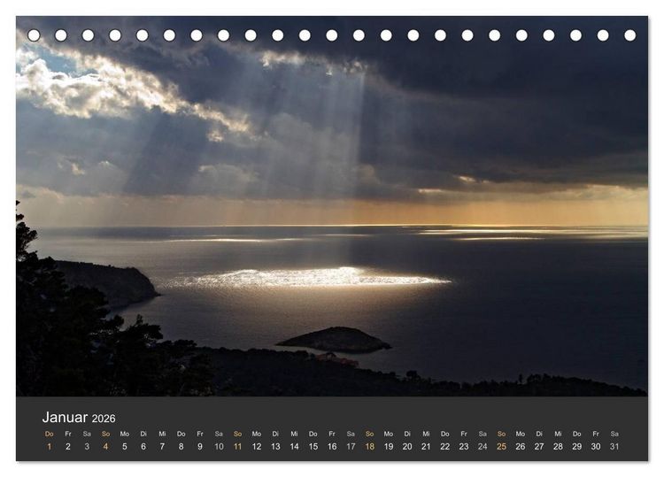 Produktbild: Mallorca - Jenseits vom Massentourismus (Tischkalender 2026 DIN A5 quer), CALVENDO Monatskalender