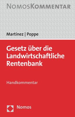 Produktbild: Gesetz &uuml;ber die Landwirtschaftliche Rentenbank