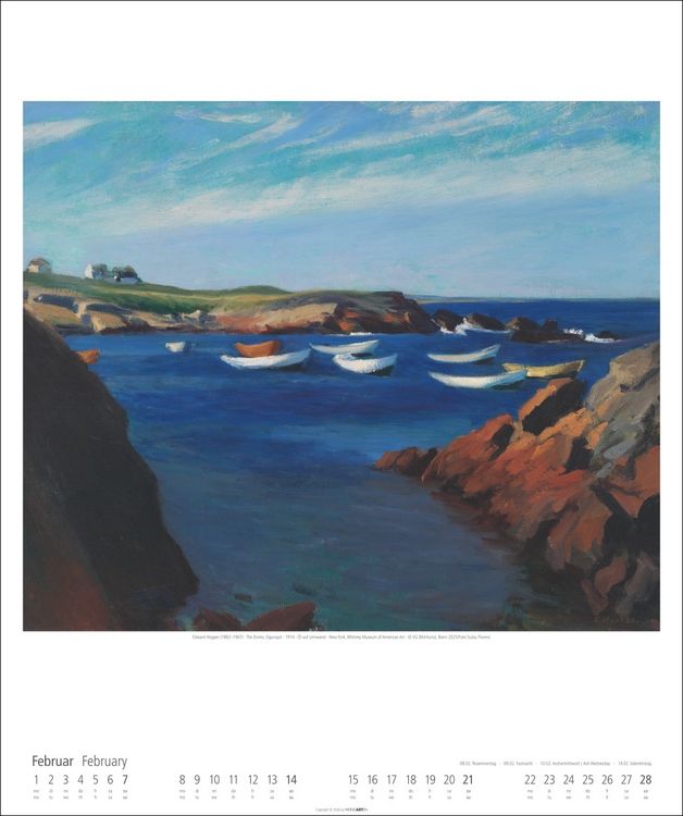 Produktbild: Edward Hopper Kalender 2027