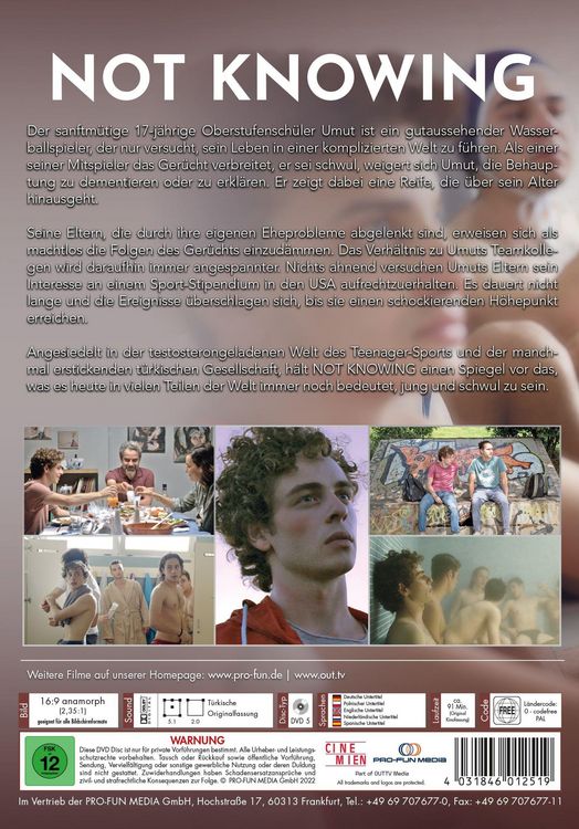 Produktbild: NOT KNOWING (OmU)