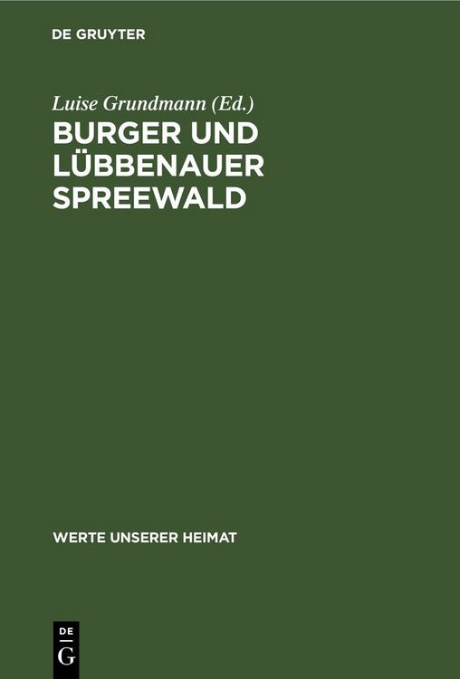 Produktbild: Burger und L&uuml;bbenauer Spreewald