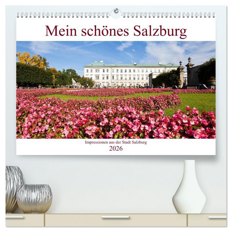 Produktbild: Mein sch&ouml;nes Salzburg (hochwertiger Premium Wandkalender 2026 DIN A2 quer), Kunstdruck in Hochglanz