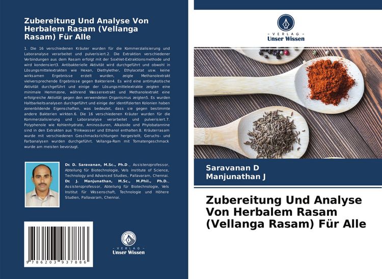 Produktbild: Zubereitung Und Analyse Von Herbalem Rasam (Vellanga Rasam) F&uuml;r Alle