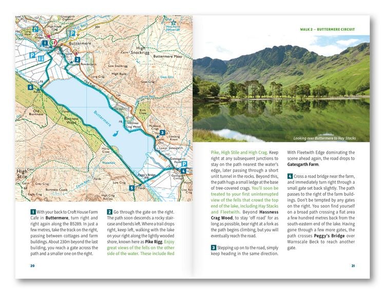 Produktbild: Short Walks in the Lake District: Keswick, Borrowdale and Buttermere