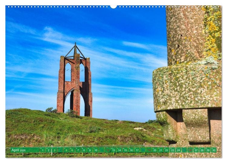 Produktbild: BORKUM Entdeckungen (hochwertiger Premium Wandkalender 2026 DIN A2 quer), Kunstdruck in Hochglanz