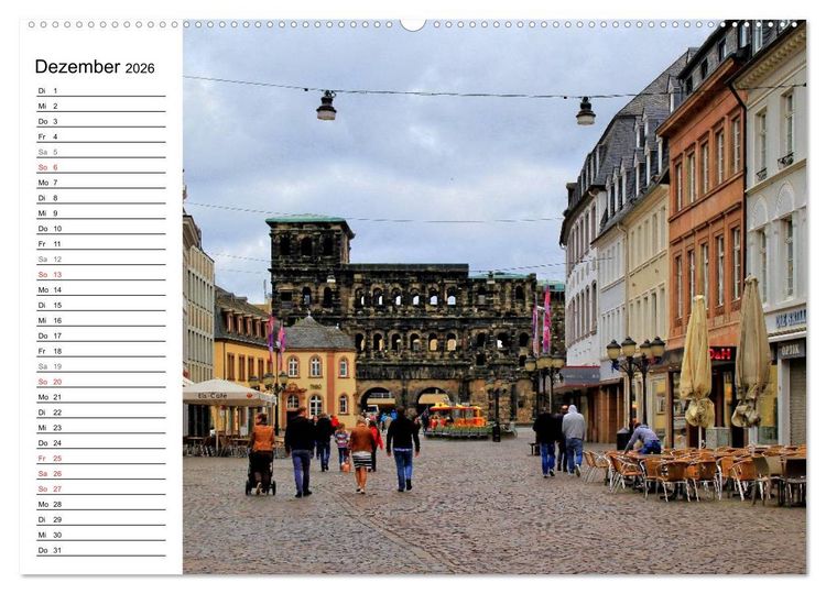 Produktbild: Eine Perle an der Mosel - Trier (Wandkalender 2026 DIN A2 quer), CALVENDO Monatskalender