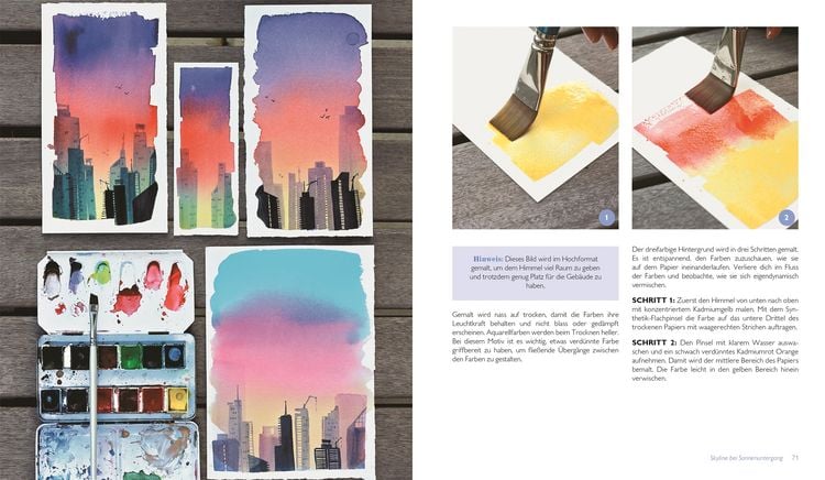 Produktbild: Strich f&uuml;r Strich zur kreativen Entspannung mit Watercolor