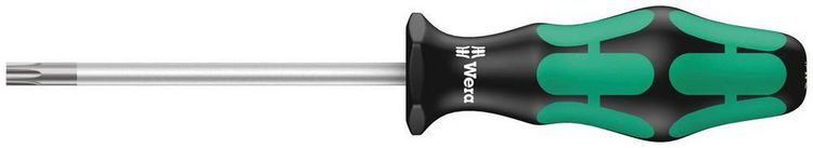 Produktbild: Wera 367 Werkstatt Torx-Schraubendreher Gr&ouml;&szlig;e (Schraubendreher) T 10 Klingenl&auml;nge: 80 mm 1 St.