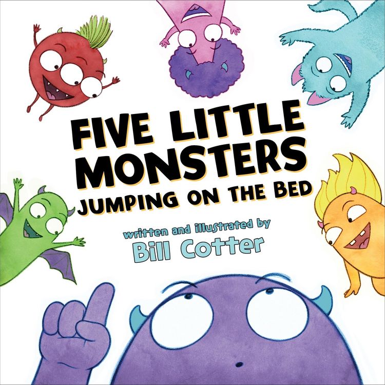 Produktbild: Five Little Monsters Jumping on the Bed