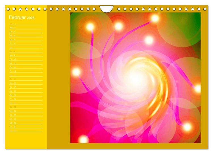 Produktbild: Energie-Spiralen 2026 (Wandkalender 2026 DIN A4 quer), CALVENDO Monatskalender
