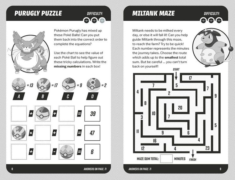 Produktbild: Pokemon Number Puzzles