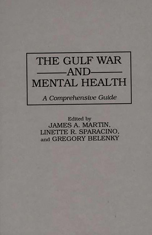 Produktbild: The Gulf War and Mental Health