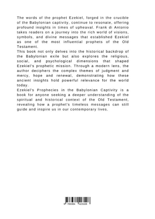 Produktbild: Ezekiel's Prophecies in the Babylonian Captivity