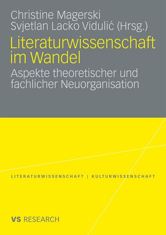 Produktbild: Literaturwissenschaft im Wandel