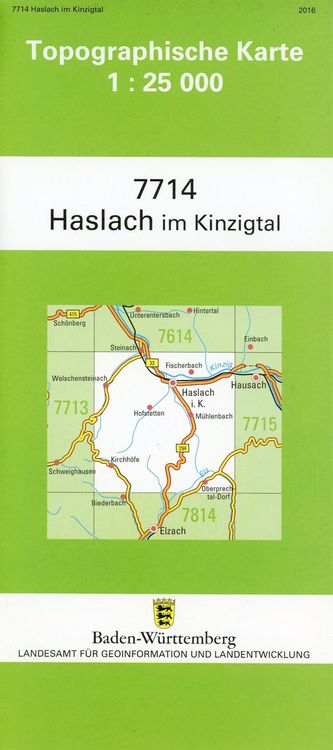 Produktbild: Haslach im Kinzigtal 1 : 25 000