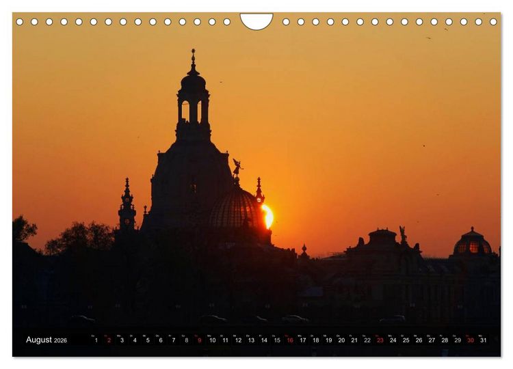 Produktbild: Elbflorenzansichten (Wandkalender 2026 DIN A4 quer), CALVENDO Monatskalender