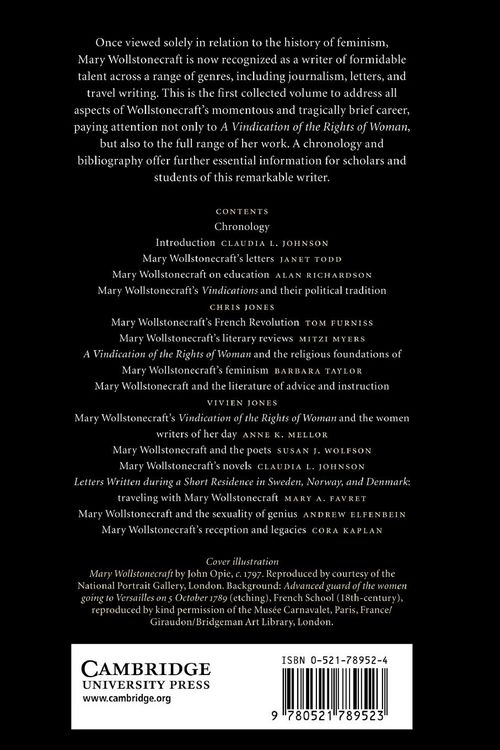 Produktbild: The Cambridge Companion to Mary Wollstonecraft