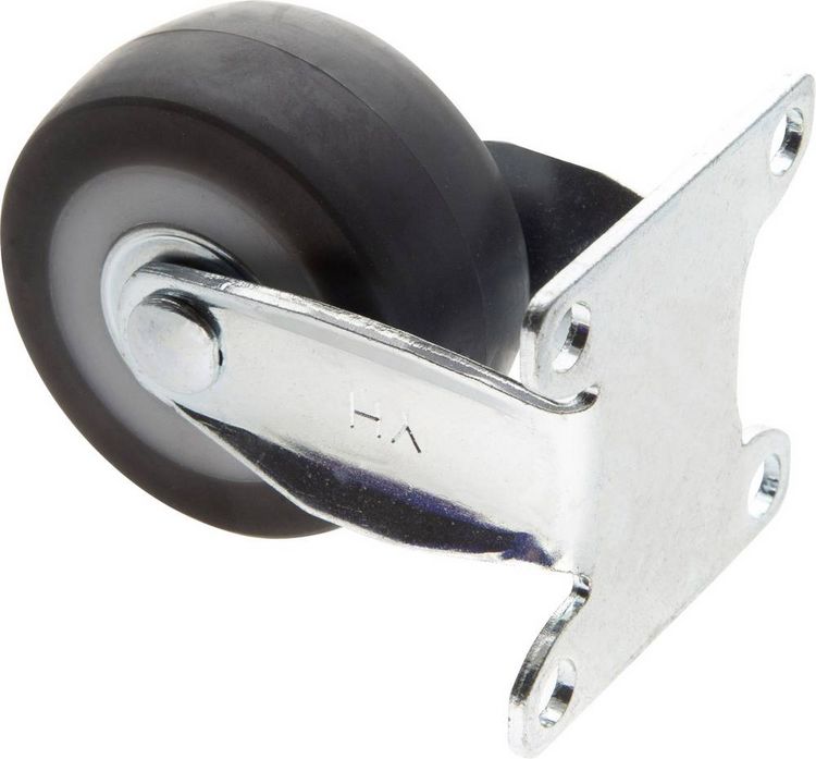 Produktbild: TOOLCRAFT TO-5137881 Bockrolle 50mm mit Anschraubplatte Tragf&auml;higkeit (max.): 50kg