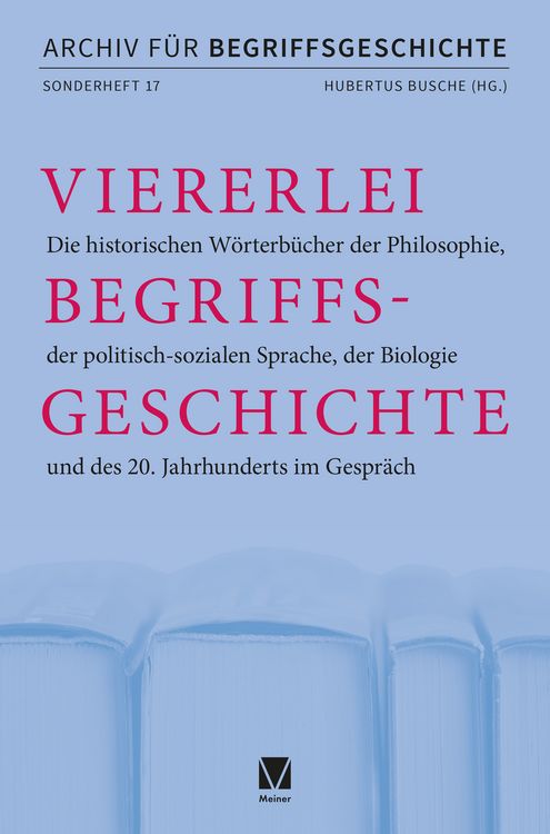 Produktbild: Viererlei Begriffsgeschichte