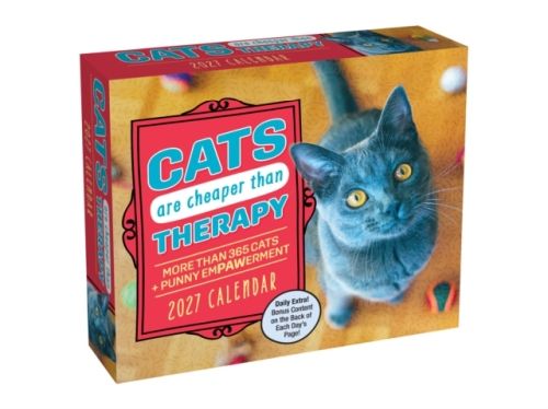 Produktbild: Cats Are Cheaper Than Therapy 2027 Day-To-Day Calendar